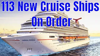 Cruise Ship Orders Have Hit A Record 113 Ships To Be Delivered By 2027