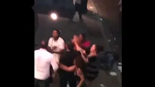 Tyga  fight at a party Floyd Mayweather