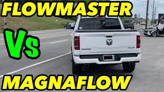 RAM 1500 5.7L HEMI V8: FLOWMASTER SUPER 10 Vs 14" MAGNAFLOW!