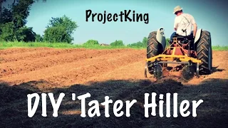 DIY Garden Hiller!  Ford Tractor Pulling Bedder