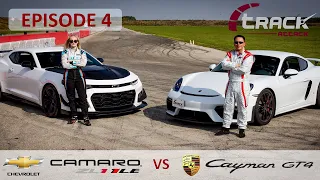 Porsche 718 Cayman GT4 vs Chevrolet Camaro ZL1 1LE | TRACK ATTACK | Episode 4