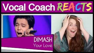 Vocal Coach reacts to Dimash Kudaibergen & Igor Krutoy - Your Love (Live)