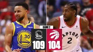 Warriors even NBA Finals at 1-1 with Game 2 win vs. Raptors | 2019 NBA Finals Highlights