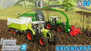 Ending harvesting corn silage, mulching & plowing  | Erlengrat | Farming simulator 22 | ep #08