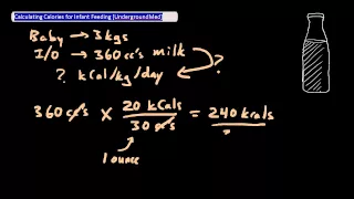 Calculating Calories for Infant Feeding [UndergroundMed]