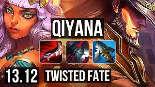 QIYANA vs TF (MID) | Quadra, 16/3/8, 500+ games, Legendary | EUW Grandmaster | 13.12