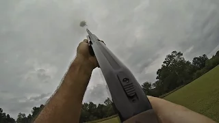 Mossberg 500 .410 hand thrown clays