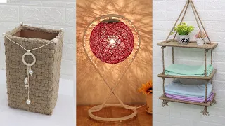 6 Jute craft ideas | Home decorating ideas handmade easy | 2021