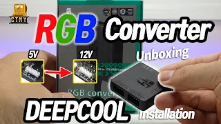 DEEPCOOL 5V to 12V RGB Converter (Convertor) – 5V 3 pin | 12V 4 pin