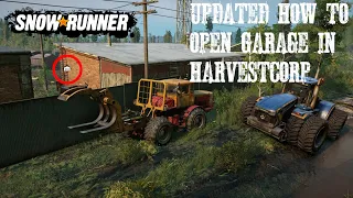 How To Open The Garage In Harvestcorp Updated All 11 Contracts Snowrunner Phase 8 DLC/Update