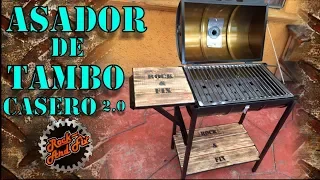 Como hacer un Asador de Tambo Casero