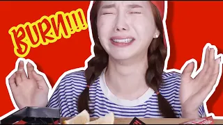 [MUKGASM] Instant Regret Paqui One Chip Challenge Mukbang ASMR | One Chip Challenge Best Mukbangers