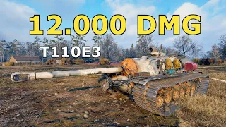 World of Tanks T110E3 - 1 Kills 12K Damage