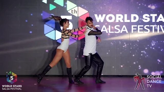 Sara & Dario Spain - Show | 5th World Stars Salsa Festival - (Albena, Bulgaria)