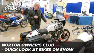 Norton Owner's Club at The Bristol Classic MotorCycle Show 2022