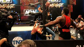 Fancam: Orange Cassidy vs Powerhouse Will Hobbs AEW Rampage Live World Title Eliminator 10.22.21