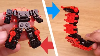 LEGO brick transformers mech MOC tutorial - centipede Centy