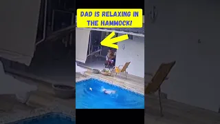 Superhero Dad Saves Drowning Baby OMG Reaction 💪 #shorts #reaction