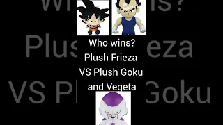 Vegeta, Goku, and Frieza all turn into marketable plushies (reupload)