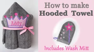 How to make Hooded Towel