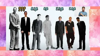 Tallest people in the world : Height Comparison | tallest man |