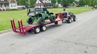 Power Wheels Towing Custom Trailer || ViralHog