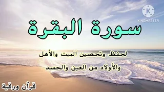 سورة البقرة 💚تلاوة قرآنية هادئة لحفظ وتحصين البيت والأهل والأولاد من العين والحسد والسحر ‼️