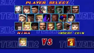 Tekken 2 - 100% Full Game - Walkthrough - Longplay - Gameplay - PlayStation 1