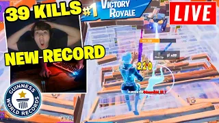 Mongraal SET A WORLD KILL RECORD In Fortnite SOLO-TRIO | 39 Kills