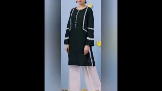 🌸🌸Lace wali beautiful pakistani kurti design ideas #fashionalley #fashion #pakistanikurti❤️💜💙🧡💛💚