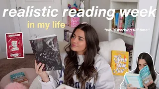 realistic what I read in a week! 📖💗💭 *spoiler free reading vlog*