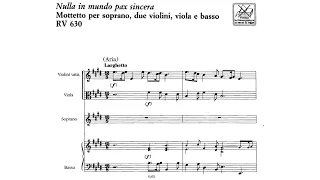 Vivaldi - Aria: Nulla in mundo pax sincera, RV 630