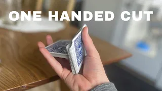 How to Cut a Deck of Cards with One Hand (Charlier Cut Tutorial)