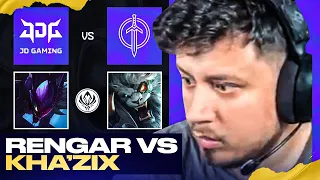 MSI'da Rengar vs Kha'zix | JDG vs GG MSI 2023 canlı analiz