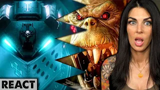 Warhammer 40k: Kill Team/Chaos Gate Trailers | Girls React