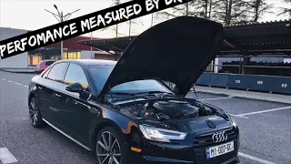 Audi A4 B9 Stage 2 Acceleration Via Dragy 1/4 Mile Run