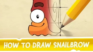 How to Draw Snailbrow from Cut the Rope 2