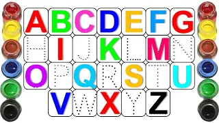 Learn ABCD Alphabets and numbers counting 123 Shapes for kids and Toddlers ABC nursery rhymes - 343