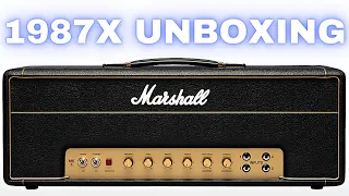 Marshall 1987x 50 Watt Plexi Head Unboxing / Playthrough