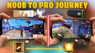 Free fire noob to pro journey with handcam powder to finger sleeves story