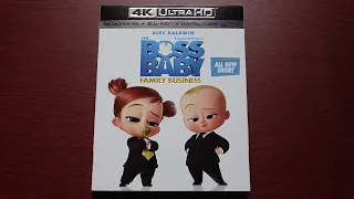 The Boss Baby Family Business 4K Ultra HD Blu-ray Unboxing