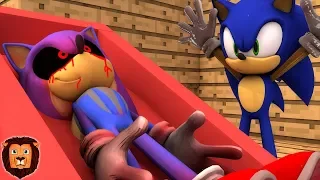 LA MUERTE DE SONIC.EXE EN MINECRAFT | EL FUNERAL DE SONIC.EXE | SONIC EN MINECRAFT LEON PICARON