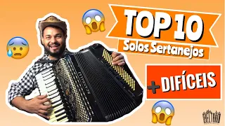 TOP 10 SOLOS DIFÍCEIS NA SANFONA