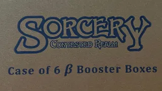 Sorcery Contested Realm TCG Beta Booster Box Case Opening Part 5