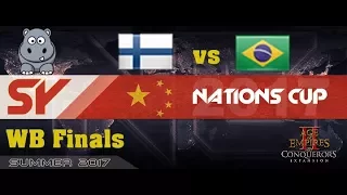 AOE2 SY Nationscup | GL WB Finals | Finland vs Brazil B