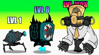 Zombie Raid 5: Brain Man, Fly Man, Tank Man vs Max Level Bosses | 50 Levels