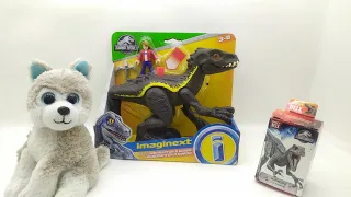 Индораптор и щенок Митя! Обзор игрушки IMAGINEXT Jurassic World Индораптор и Мэйзи GKL51