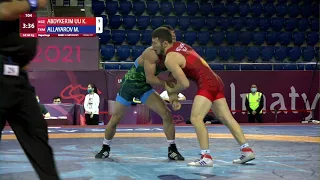 Repechage GR - 60 kg: K. ABDYKERIM UU (KGZ) v. M. ALLAYAROV (TKM)