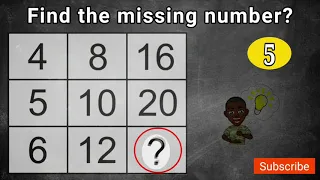 Missing Puzzle | Can you find the missing number in 30 seconds? | 4 8 16 Puzzle