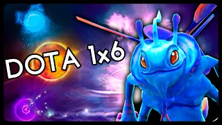 Cheating A Million Attacks!! Puck in Dota 1x6!